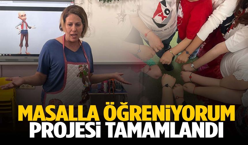 Manisa’da hayal gücüyle eğitimi buluşturan proje: ‘Masalla öğreniyorum’