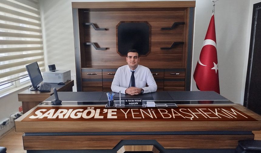 Sarıgöl Devlet Hastanesine yeni başhekim