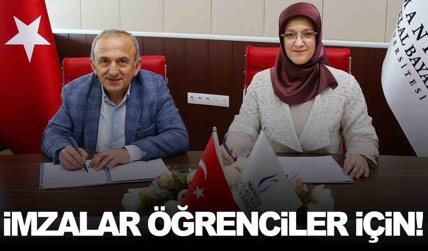 Manisa’da önemli iş birliği… İmzalar öğrenciler için atıldı!