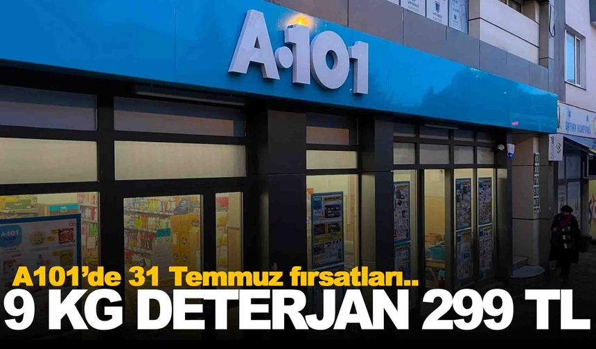 Dev markette 9 kilogram deterjan 299 lira… 31 Temmuz’u bekleyin!
