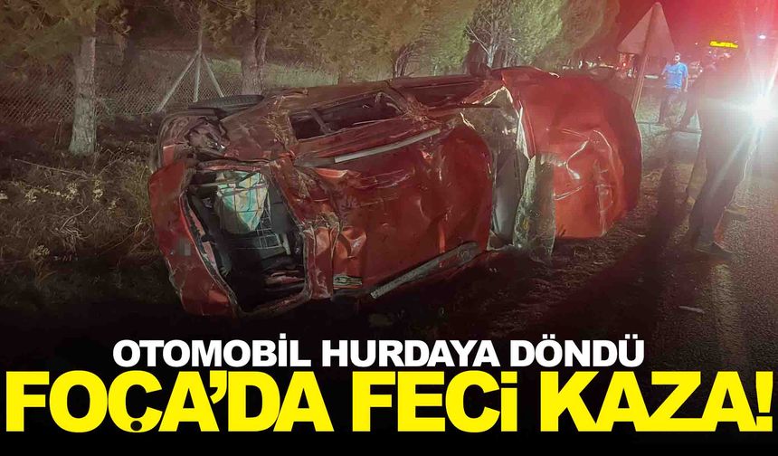 Foça’da feci kaza… 4 kişi yaşam savaşı veriyor!