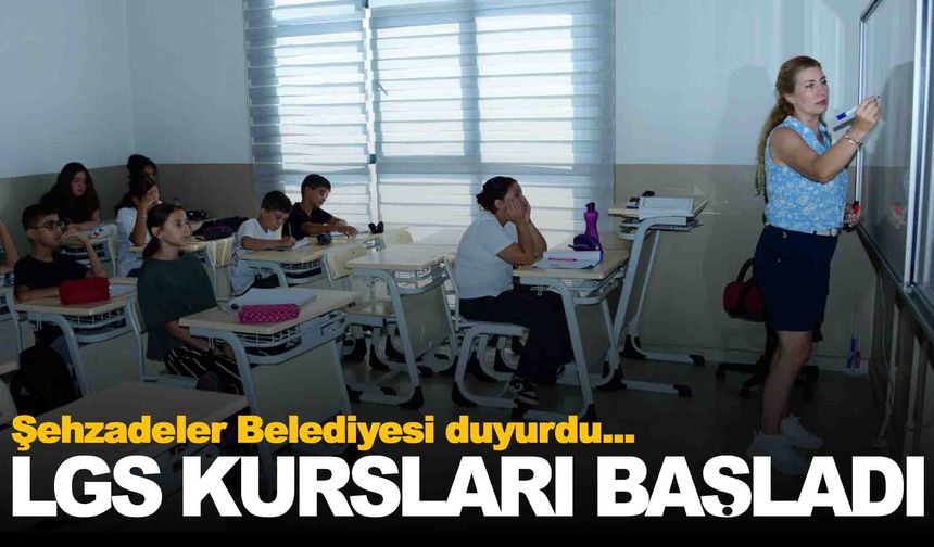 LGS hazırlık kursları başladı… Sınav gününe kadar sürecek
