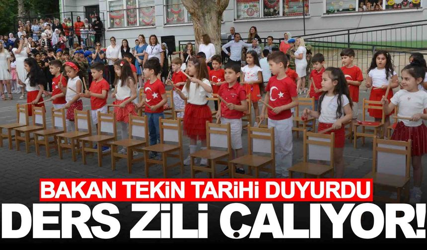2025-2026 Eğitim-Öğretim Yılı başlıyor… Bakan Tekin tarihi açıkladı
