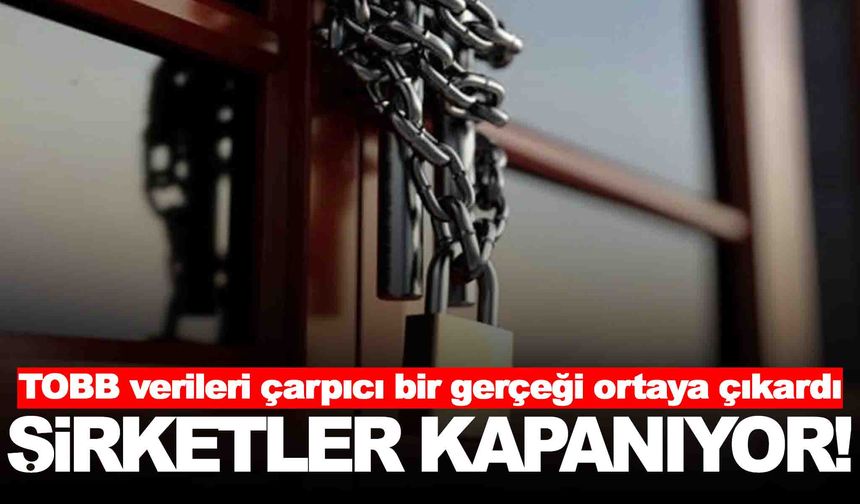 Temmuz ayında 1694 şirket kapandı!