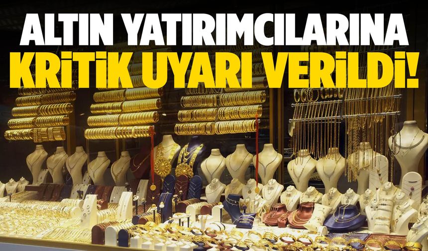 Altın fiyatları rekor kırdı ama dikkat! Yatırımcılara kritik uyarı…