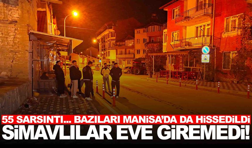 Bazıları Manisa’dan da hissedildi… Simav’da 10 saatte 55 sarsıntı!