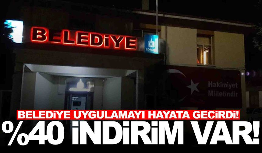 Manisa Gördes’te alışverişte yeni dönem… Belediye uygulamayı hayata geçirdi!