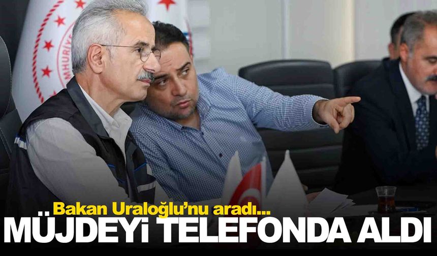 AK Partili Baybatur müjdeyi telefonda aldı!