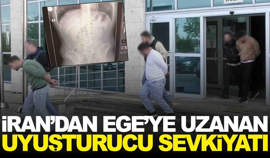 İran’dan Ege’ye uzanan uyuşturucu sevkiyatı polise takıldı… Her şey röntgende ortaya çıktı!