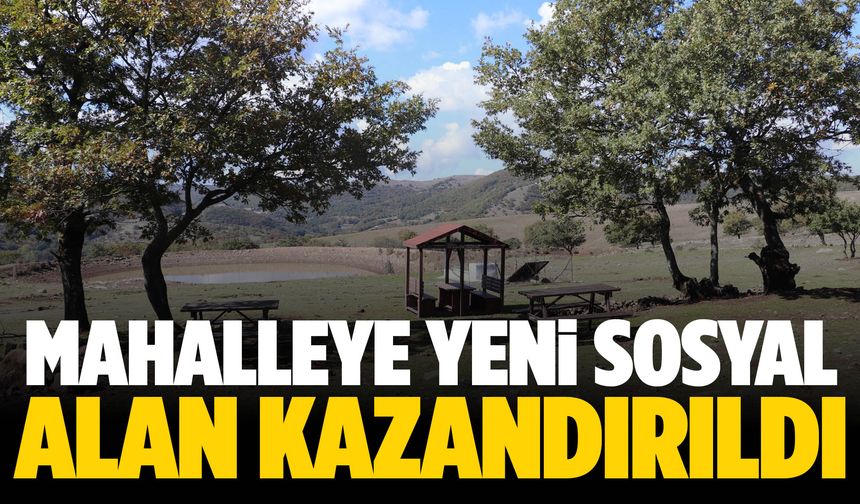 Kırkağaç Belediyesi’nden mahallelere yeni sosyal alanlar
