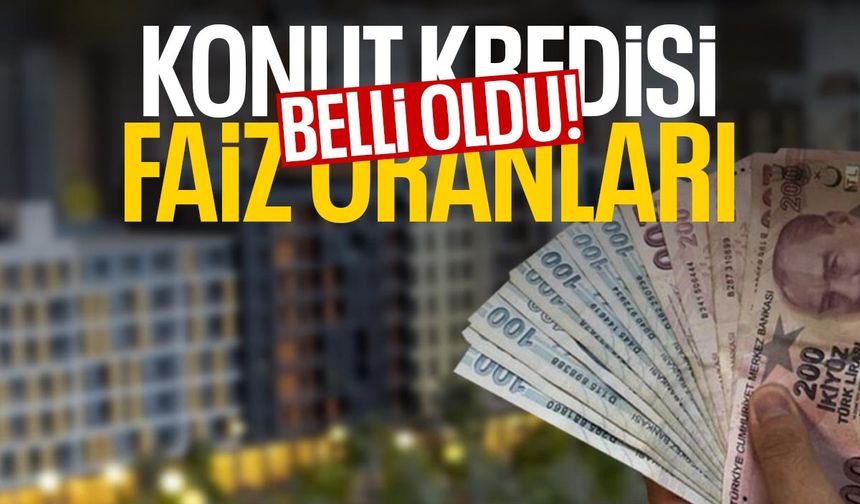 Konut Kredisi Faiz Oranları 2025 | 1 Milyon TL Kredi İçin Güncel Aylık Taksit Hesabı