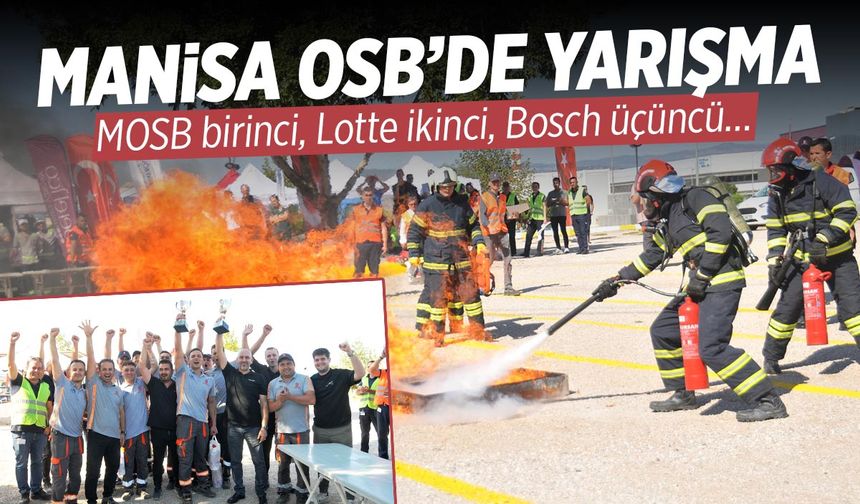 Manisa OSB’de yarışma! MOSB birinci, Lotte ikinci, Bosch üçüncü…