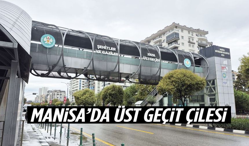 Manisa’da üst geçit çilesi! Yürüyen merdivenler ve asansör çalışmıyor…