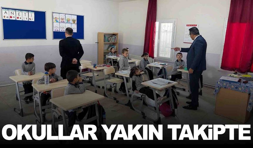 Sarıgöl’de okullar yakın takipte!