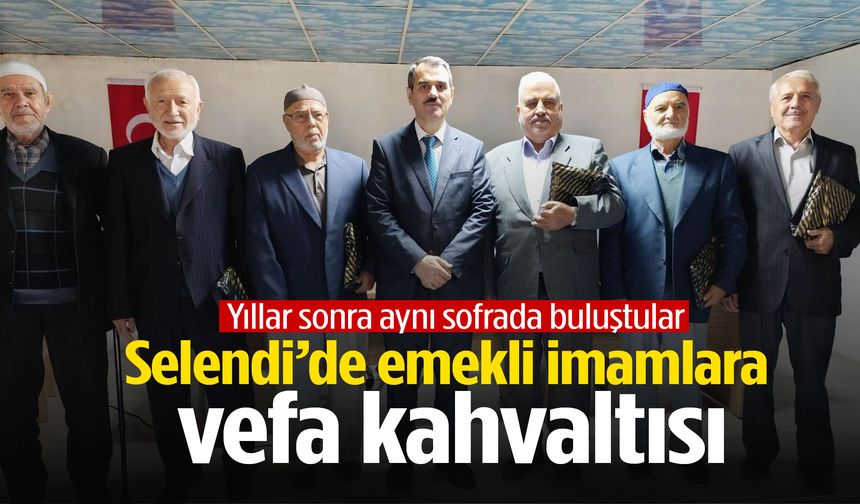 Selendi’de emekli imamlara vefa kahvaltısı