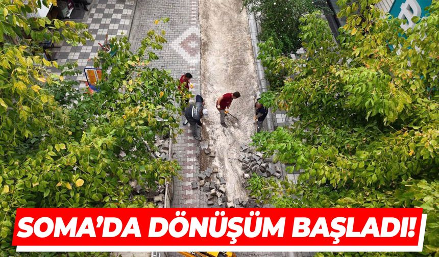 Soma Belediyesi’nden eş zamanlı yatırım seferberliği