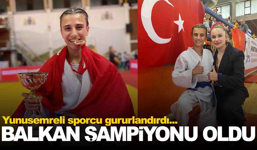 Manisalı judocudan Başkan Şampiyonası’nda altın madalya