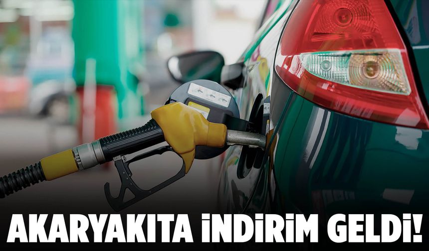 Akaryakıtta peş peşe indirim!