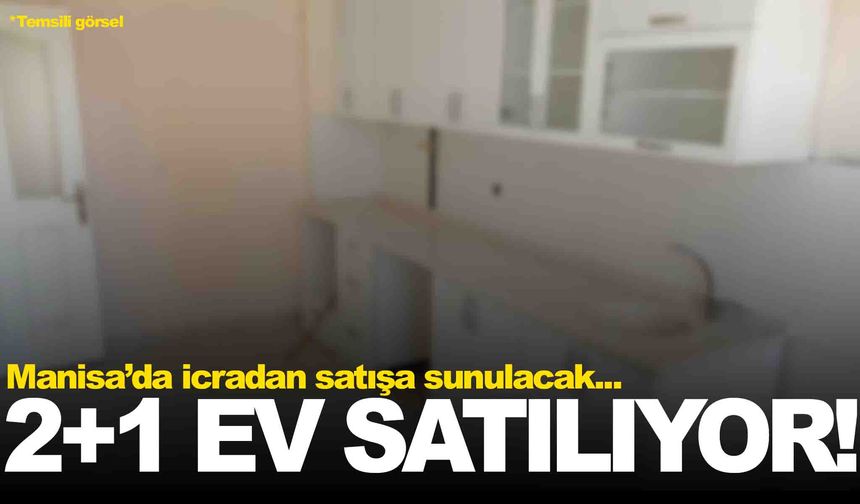 Manisa Turgutlu’da 2+1 daire icradan satışa çıkıyor