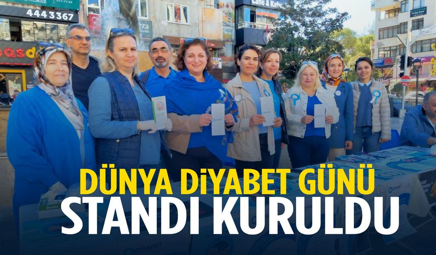 Manisa’da ‘Dünya Diyabet Günü’ standı kuruldu