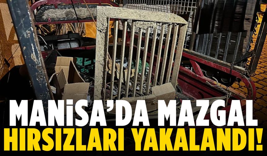 Manisa’da hırsızlar yağmur mazgallarını çaldı!