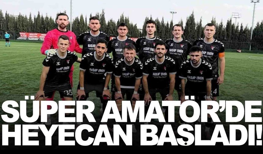 Manisa Süper Amatör Ligi’nde ilk hafta heyecanı başladı