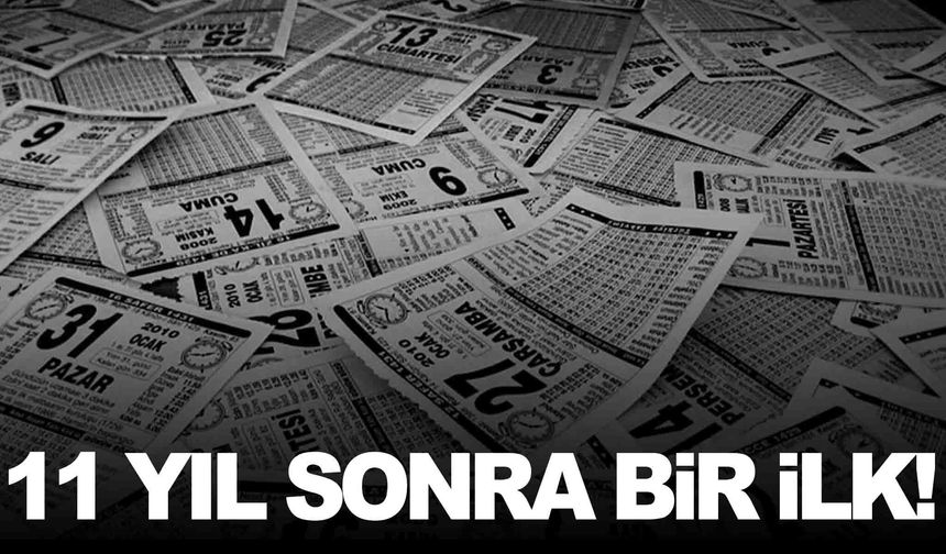 Bugün 1 Aralık... 11 yıl sonra tekrar eden tarih detayı