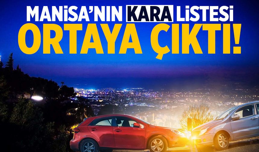 Manisa'nın kara listesi ortaya çıktı!