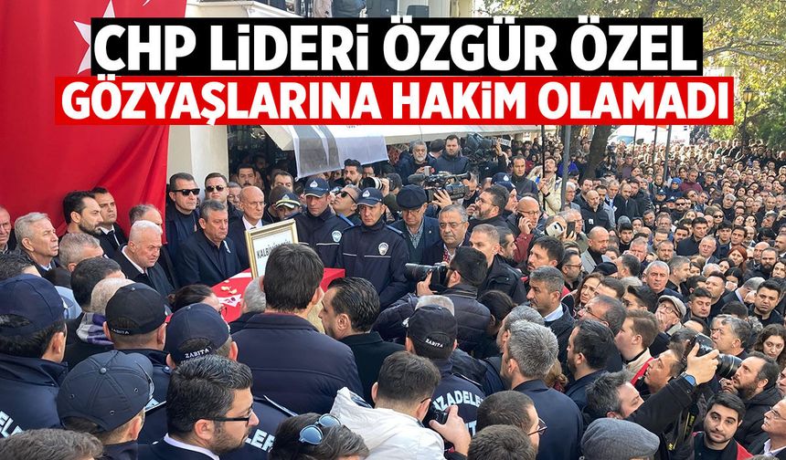 Özgür Özel gözyaşlarına hakim olamadı: Yeter artık