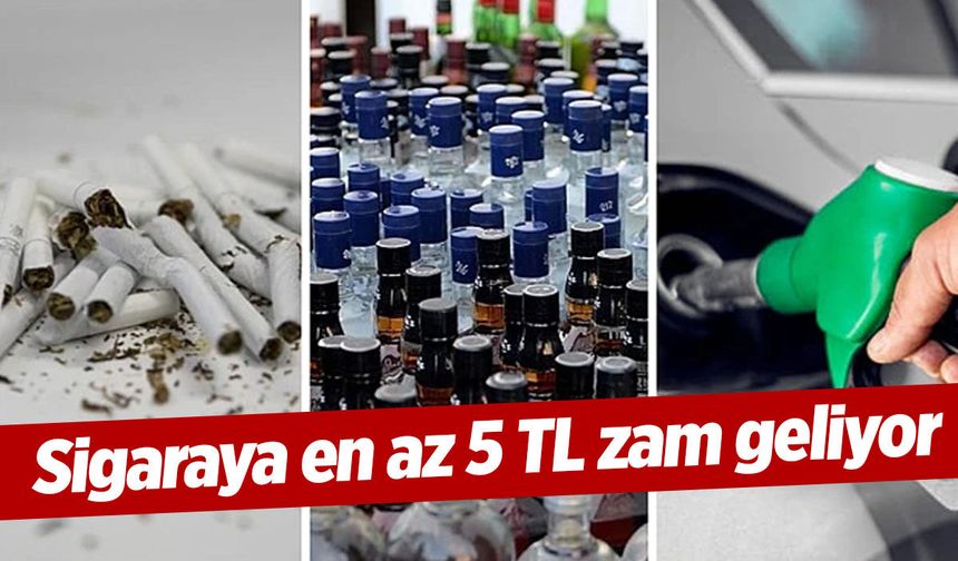 Sigaraya en az 5 TL zam geliyor