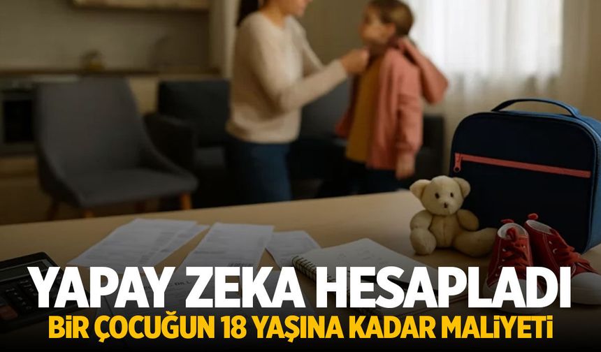 Yapay zeka hesapladı! 1 çocuğun maliyeti milyonları buluyor
