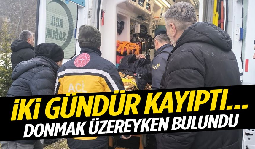 Kütahya’da yürek burkan olay! İki gündür kayıptı… Donmak üzereyken bulundu!
