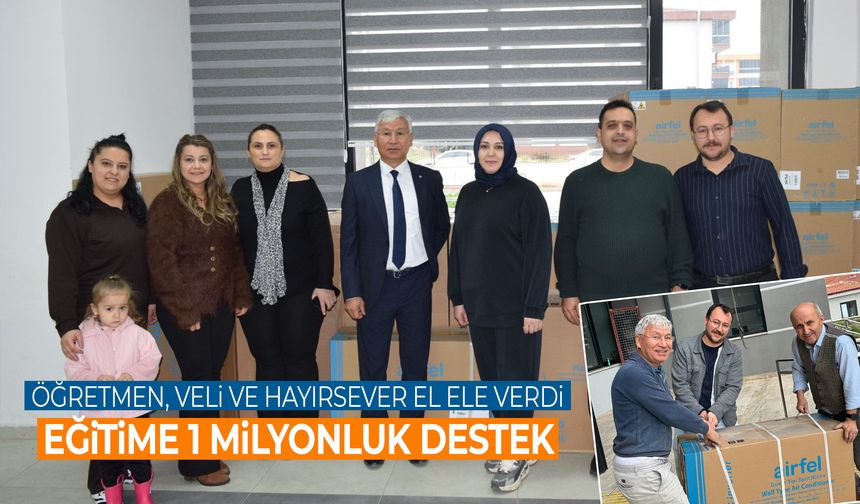 Manisa’da ilkokul 1 milyon liralık yatırıma kavuştu