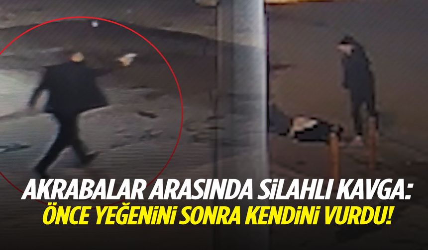 Önce yeğenini sonra yanlışlıkla kendini vurdu