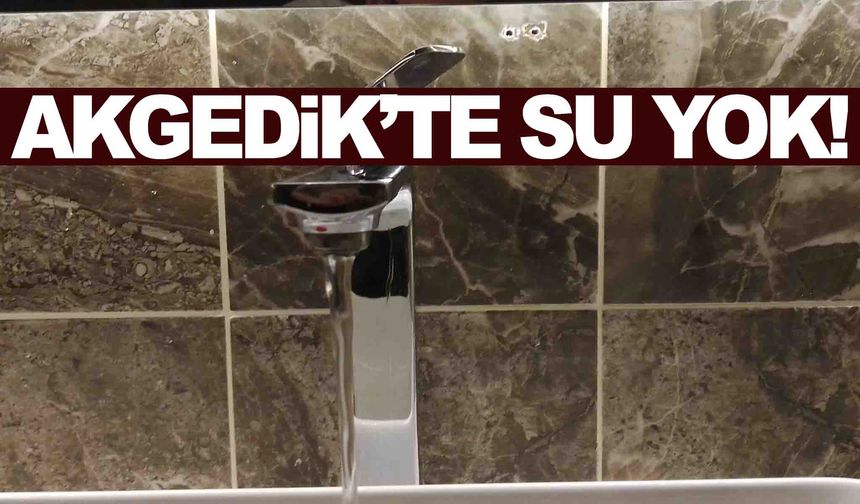 Akgedik TOKİ’de su isyanı: Ramazan ayında günlerdir su akmıyor