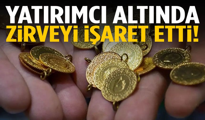 Yatırımcı altında zirveyi işaret etti!