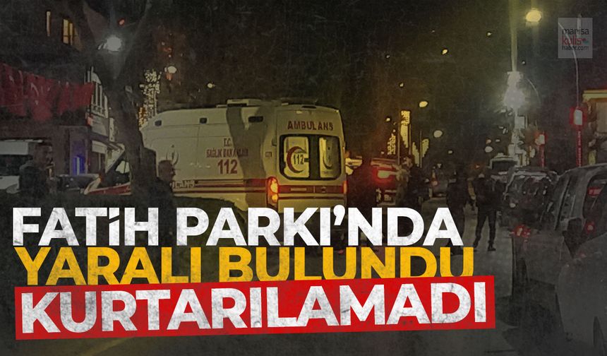 Fatih Parkı’nda şüpheli ölüm! Kanlar içinde bulundu…