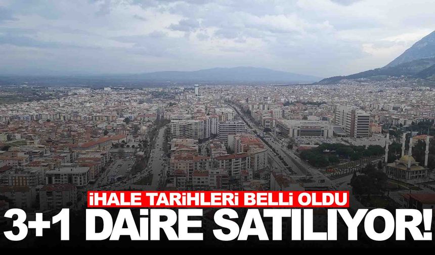 Manisa Şehzadeler’de 3+1 daire mahkemeden satışa çıkıyor!