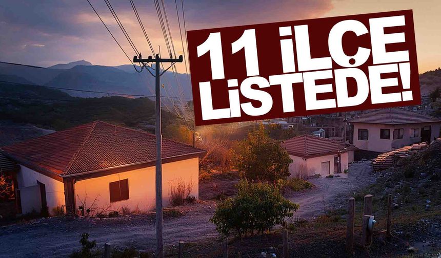 Manisa’da 11 ilçe etkilenecek... Yüzlerce mahalle var... Listeye mutlaka bakın!