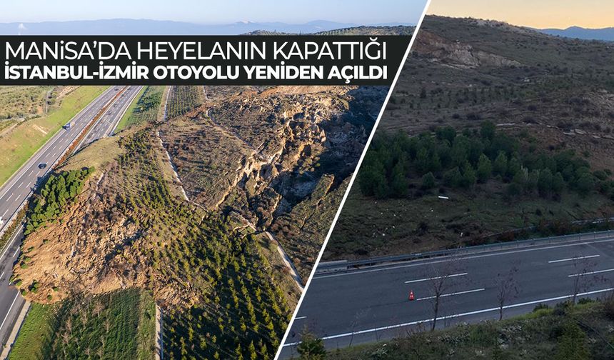 Manisa'da kapanan İstanbul-İzmir otoyolu yeniden açıldı!