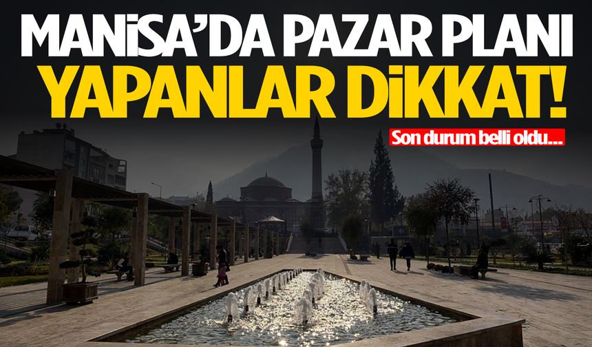 Pazar planı yapanlar dikkat! Sıcaklık düşecek…