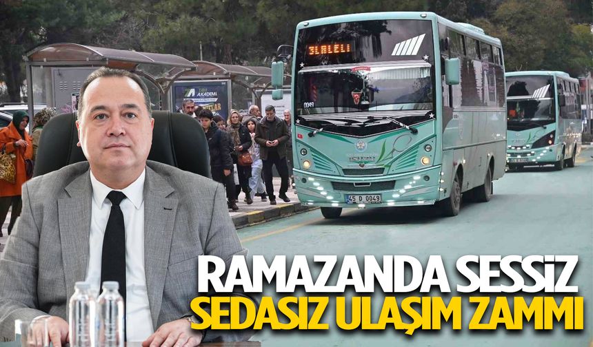Ramazanda sessiz sedasız ulaşım zammı!