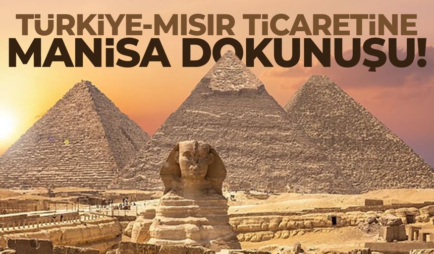 Türkiye-Mısır ticaretine Manisa dokunuşu!