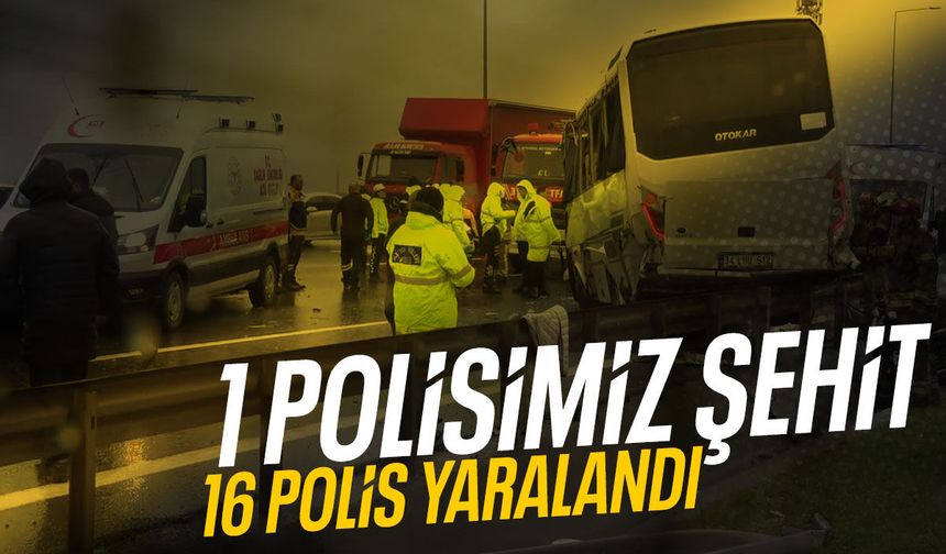 1 polisimiz şehit... 16 polis yaralandı!