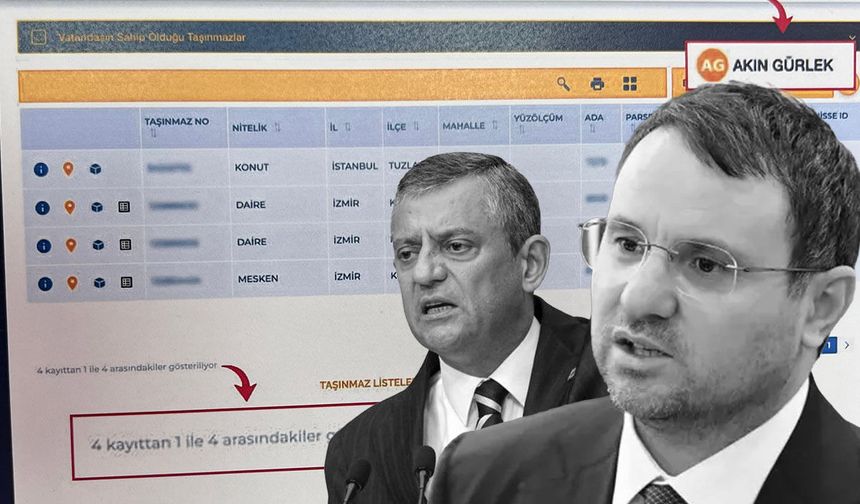 Akın Gürlek'ten Özgür Özel'e sert yanıt! Mal varlığını açıkladı...