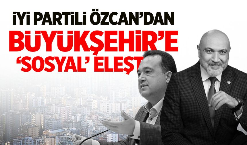 Büyükşehir’in önceliği konut değil huzurevleri ve öğrenci yurtları olmalı!