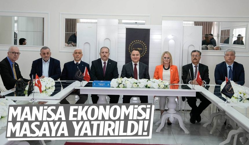 Ali Babacan Manisa’da konuştu: Sanayici yatırım yapamıyor!