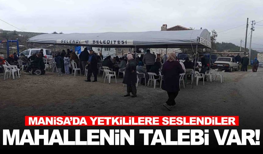 Mahalle halkı yetkililere seslendi… “Biz de istiyoruz”