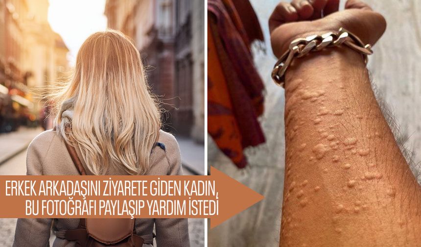 Erkek arkadaşını ziyaret eden kadın yardım istedi