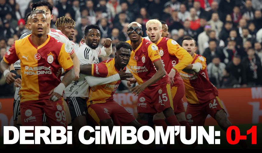 Derbi Galatasaray’ın… 10 kişiyle galibiyete uzandı!